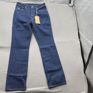 Schaefer Outfitter Katy Jean Jeans Womens 29R Dark Indigo High Rise Straight